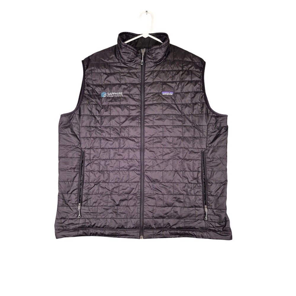 Patagonia Nano Puff Vest XXL Black PrimaLoft Insulated Sapphire Ventures 84242
